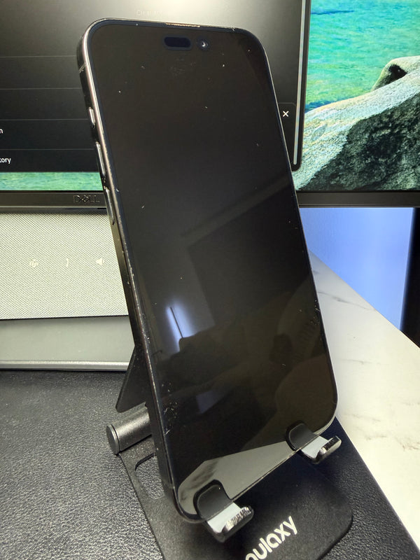 Apple iPhone 15 Pro Max 256GB — Black Titanium / Unlocked — front