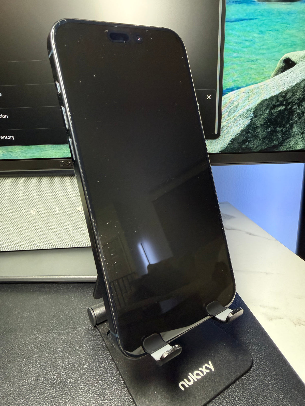 Apple iPhone 15 Pro Max 256GB — Blue Titanium / Unlocked — front